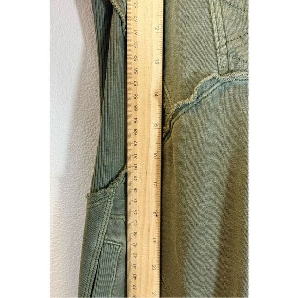 Daily Practice by Anthropologie Palmra Moss Green Wide Leg Jumpsuit Romper XXS - Picture 10 of 15